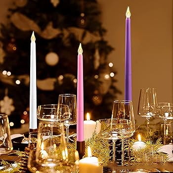 Amazon.co.jp : 4個セット LED キャンドルライト ろうそく 蝋燭灯