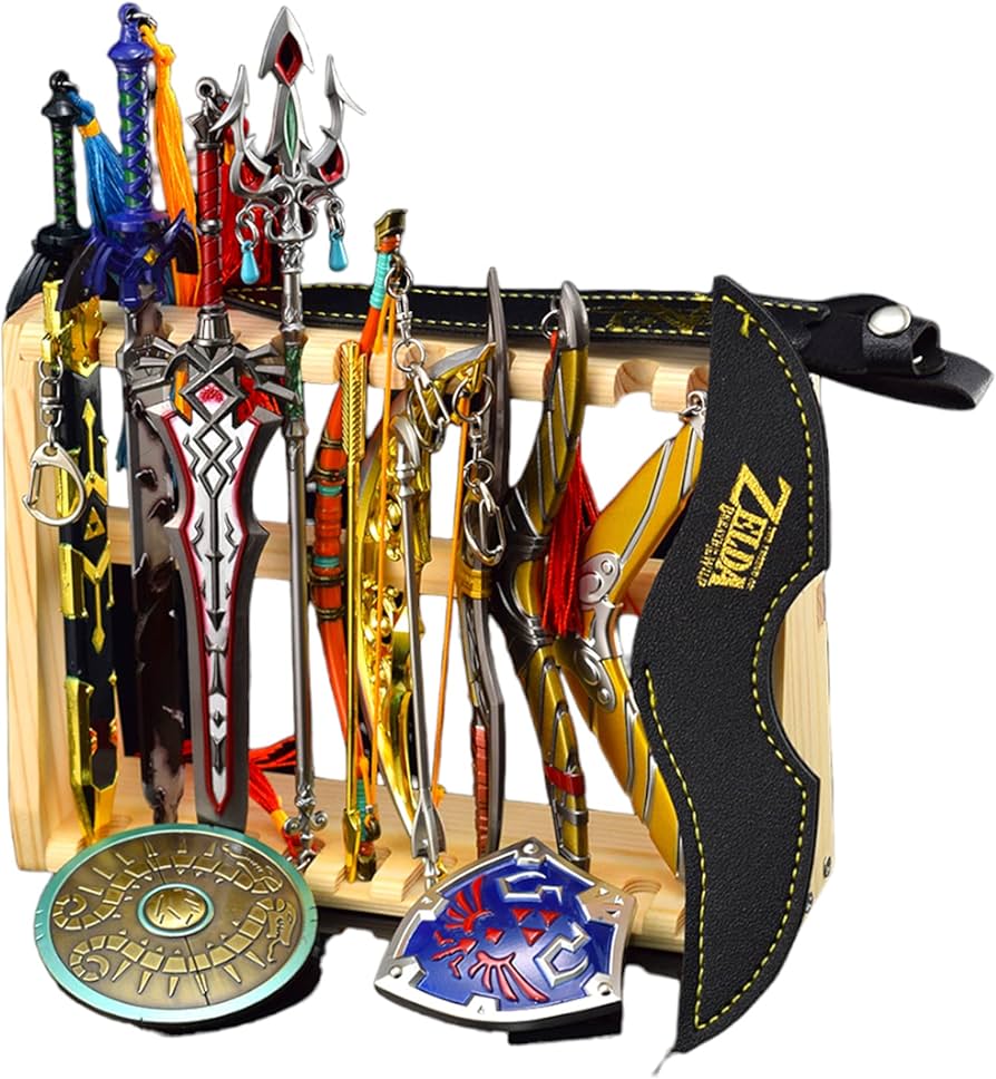 Amazon.co.jp: Wanqian ゼルダ 模造 ミニチュア 王家の両手剣 ミニ武器