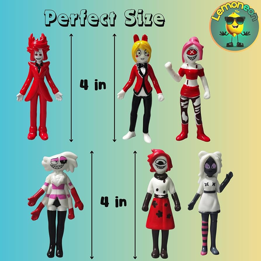 Amazon.co.jp: Lemoneon ハズビン アクションフィギュア6点セット