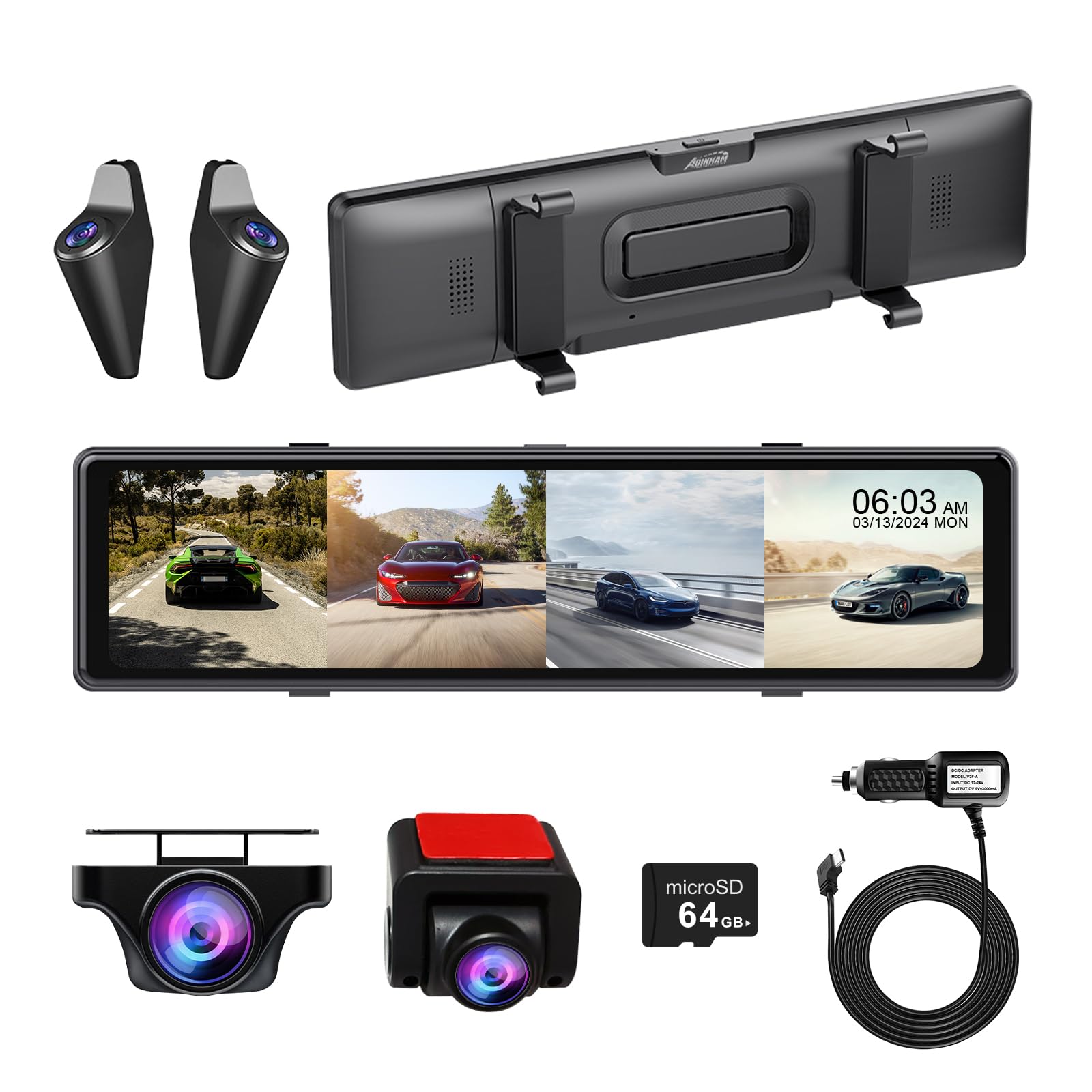 Amazon.co.jp: ドライブレコーダー ミラー型 Mstarチップ Sony