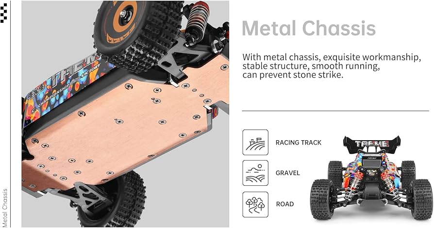 WLtoys 184016 Scale 1/18 75KM/H 2.4G RC Car Brushless 4WD Electric