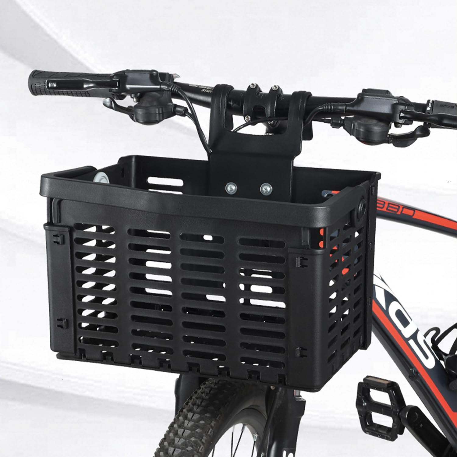 折りたたみ自転車 黒 前カゴ付き 折りたたみ自転車 ブラック 前