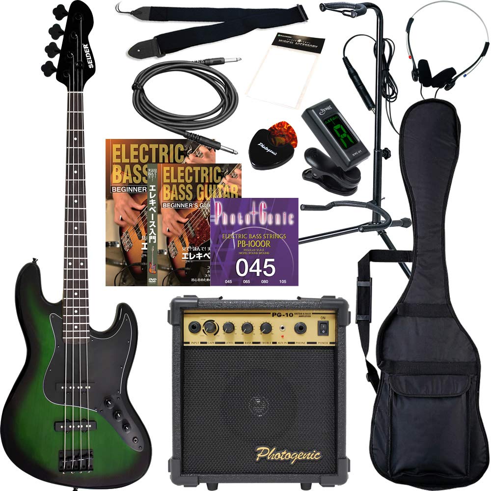 Amazon | SELDER セルダー ベース ジャズベースタイプ JB-30/IGB