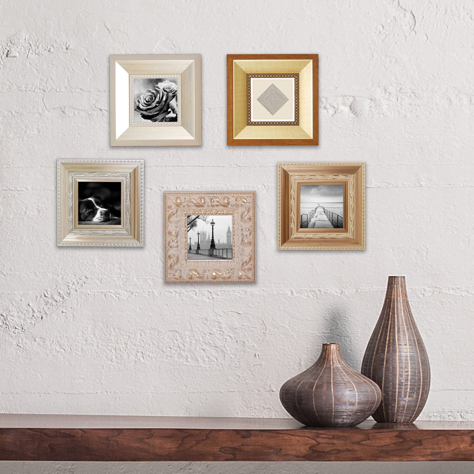 Amazon.co.jp: 小さい ミニ 額縁 額 アンティーク調 アートフレーム