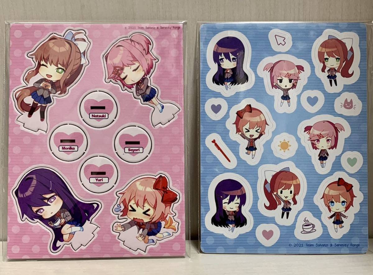 Amazon.co.jp: ドキドキ文芸部プラス！ 特典 キャラクタースタンド4個