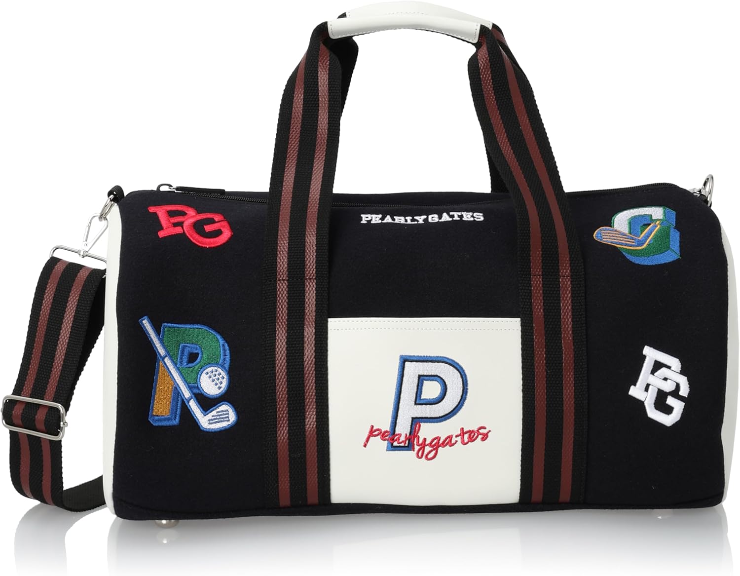 パーリーゲイツ GOLFドット刺繍 ロッカーバッグ
