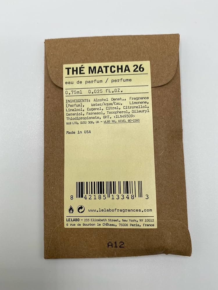 Amazon | 【 LE LABO】ルラボ THE MATCHA26 マッチャ 26 オード
