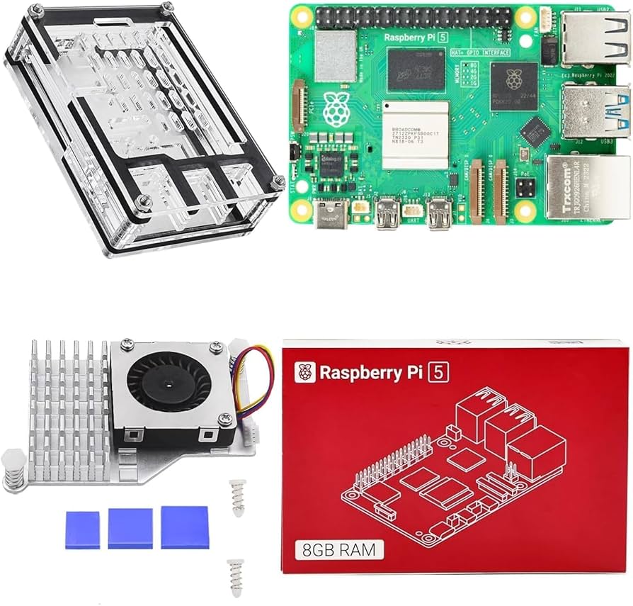 Amazon.co.jp: Raspberry pi 5 kit ラズベリーパイ5キット Pi 5 8GB