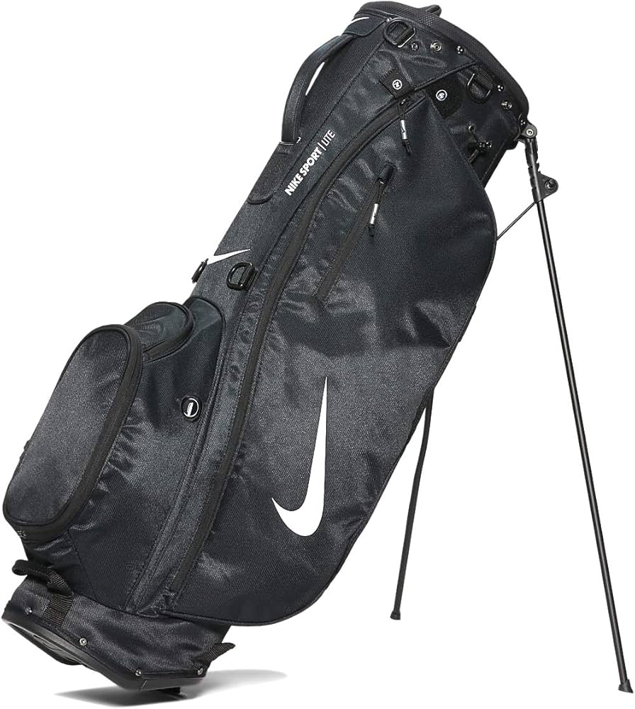 良品！Nike スタイリッシュキャディバッグ ブラック 軽量 おまけ付