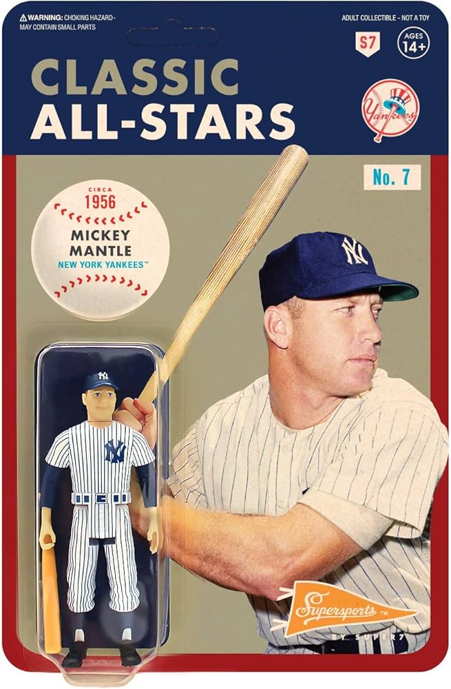 Amazon.co.jp: Super7 ミッキーマントル(ニューヨーク・ヤンキース