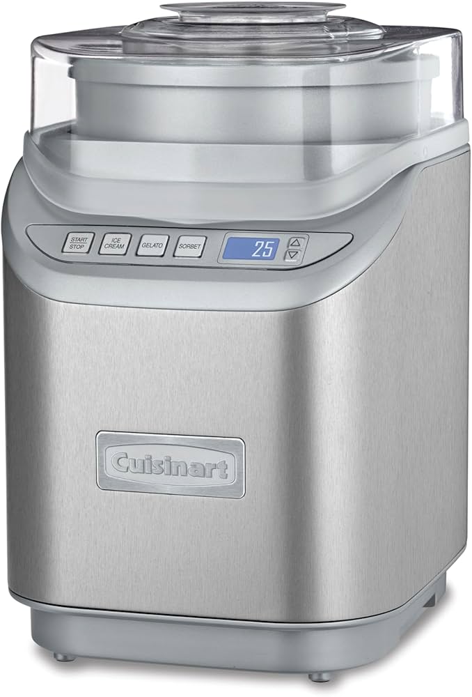 Amazon | Cuisinart ICE-70 Electronic Ice Cream Maker, Brushed