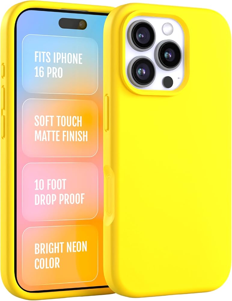 Amazon.com: FELONY CASE for Apple iPhone 16 Pro - Liquid Silicone