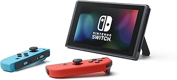 Amazon.com: Nintendo Switch with Neon Blue and Neon Red Joy‑Con V2