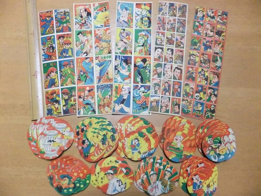 アメリカンヒーロー】こいでのバットマンかるた&めんこセット 昭和