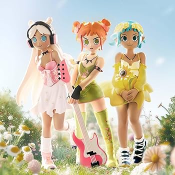 Amazon.com: POP MART Peach Riot Punk Fairy Series Figures, Peach