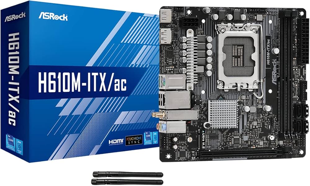 Amazon | 【セット買い】ASRock マザーボード H610M-ITX/ac Intel H610