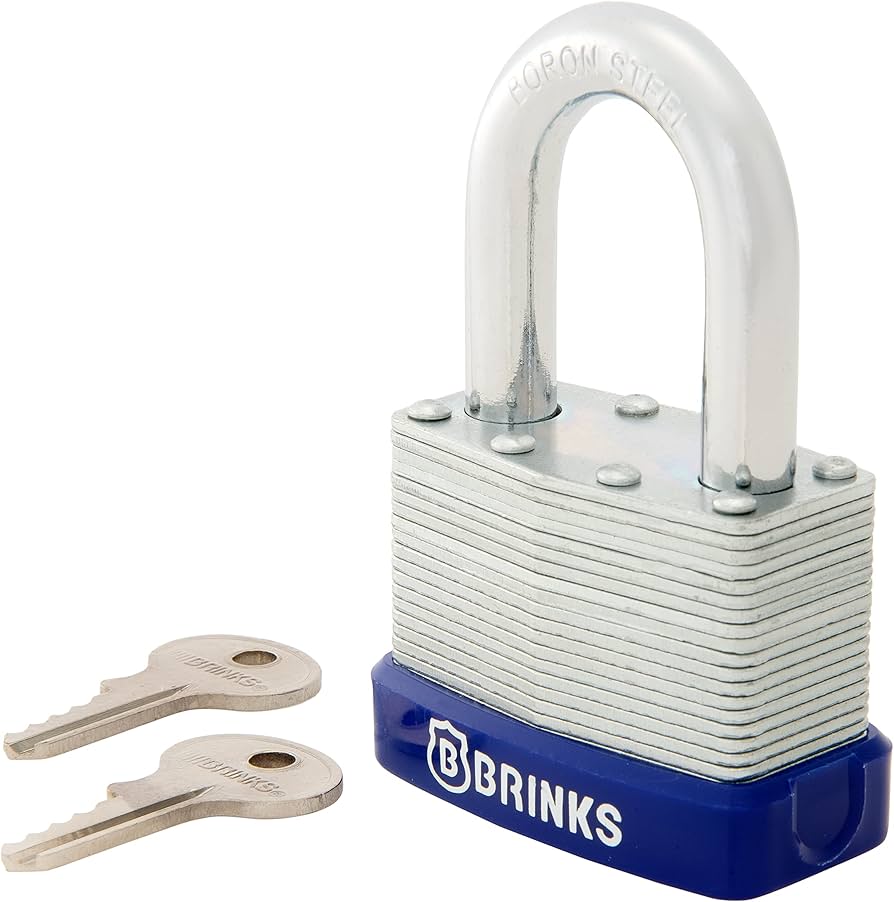 Amazon.co.jp: Brinks 172 – 50091 50 mmラミネートスチール南京錠with
