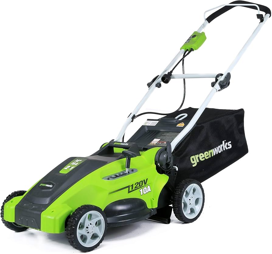 Amazon.com : Greenworks 16-Inch 10 Amp Corded Electric Lawn Mower