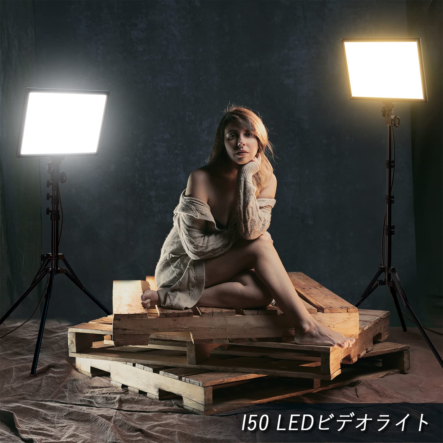 Amazon | IVISII 撮影用ライト 無線制御 LEDビデオライト 2個セット