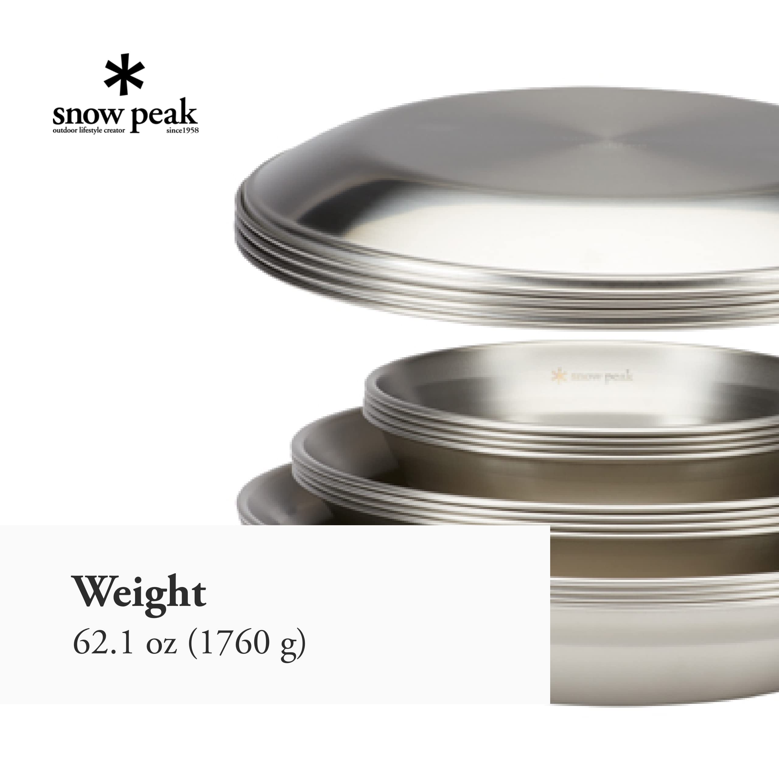 スノーピーク ディナープレート 4枚セット テーブルウェアセット