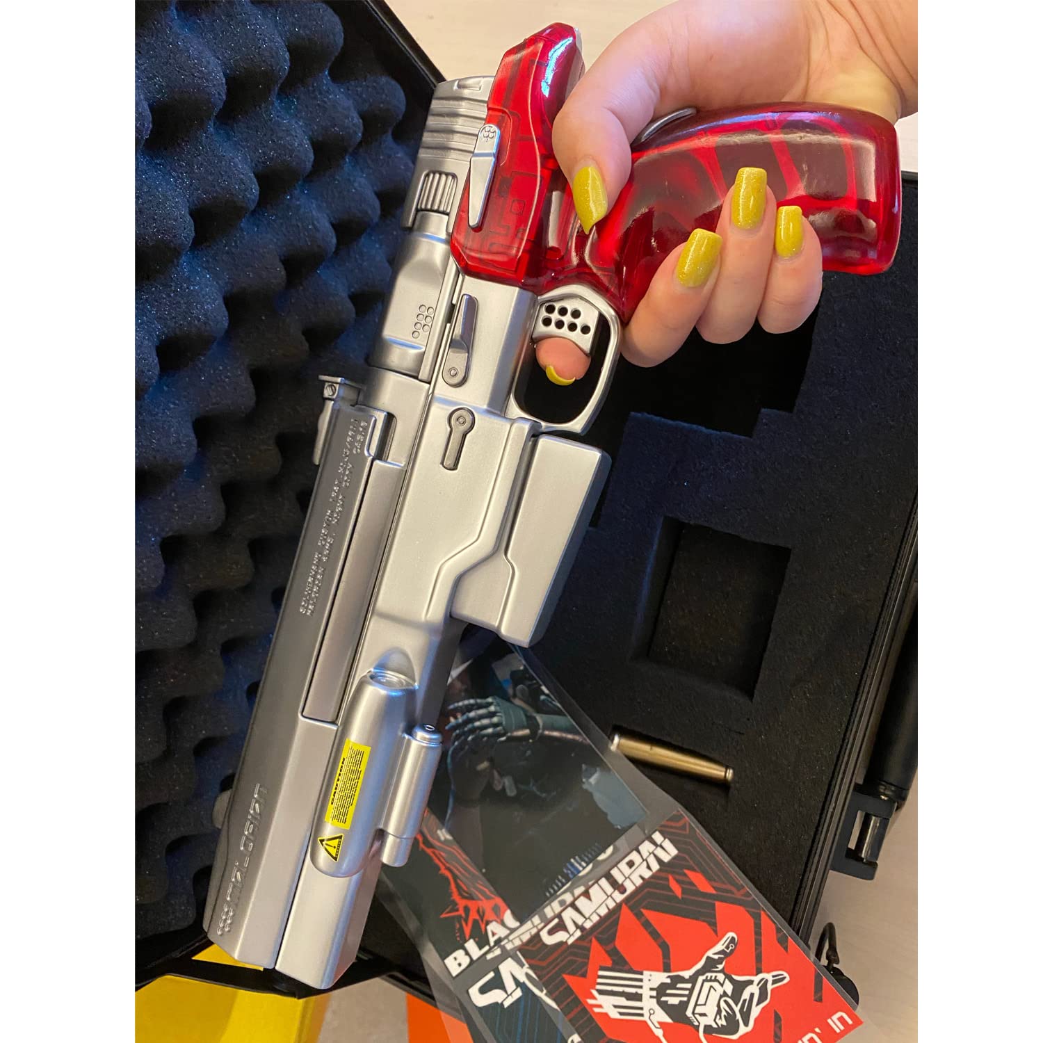 Amazon.co.jp: サイバーパンク 周辺 銃 コスプレ道具 ジョニー 武器