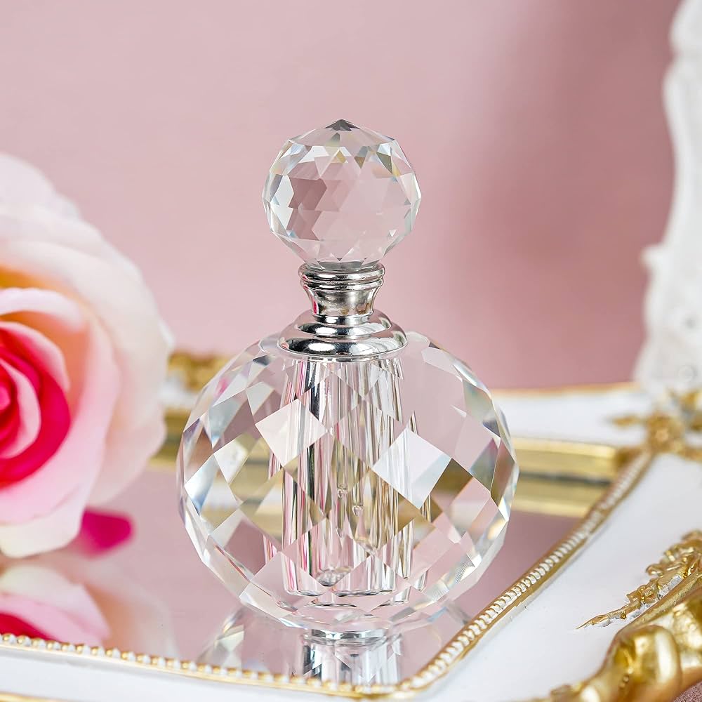 Amazon.com: H&D Crystal Art Deco Vintage Style Perfume Bottles