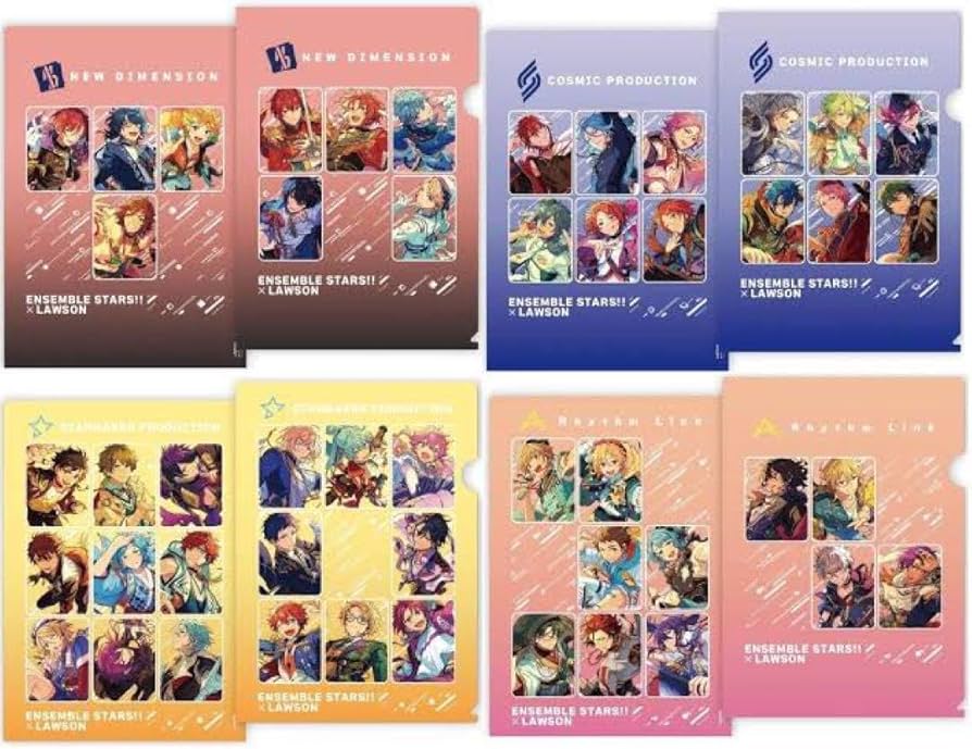 Amazon.co.jp: ローソン あんスタ クリアファイル 4枚セット : おもちゃ