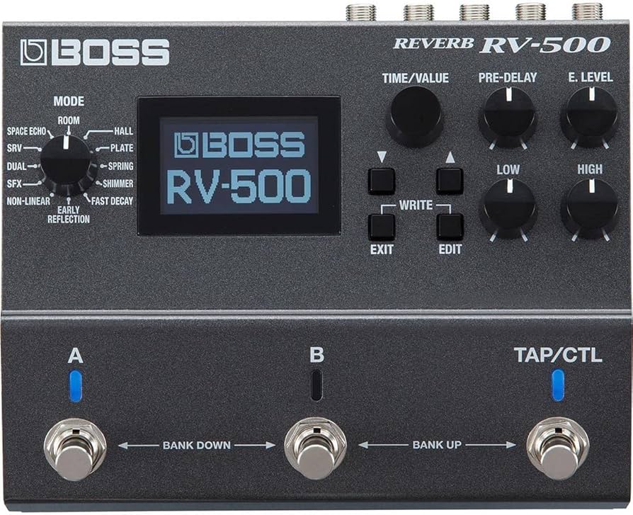 Amazon.com: BOSS RV-500 Reverb Processor Guitar Pedal (RV-500