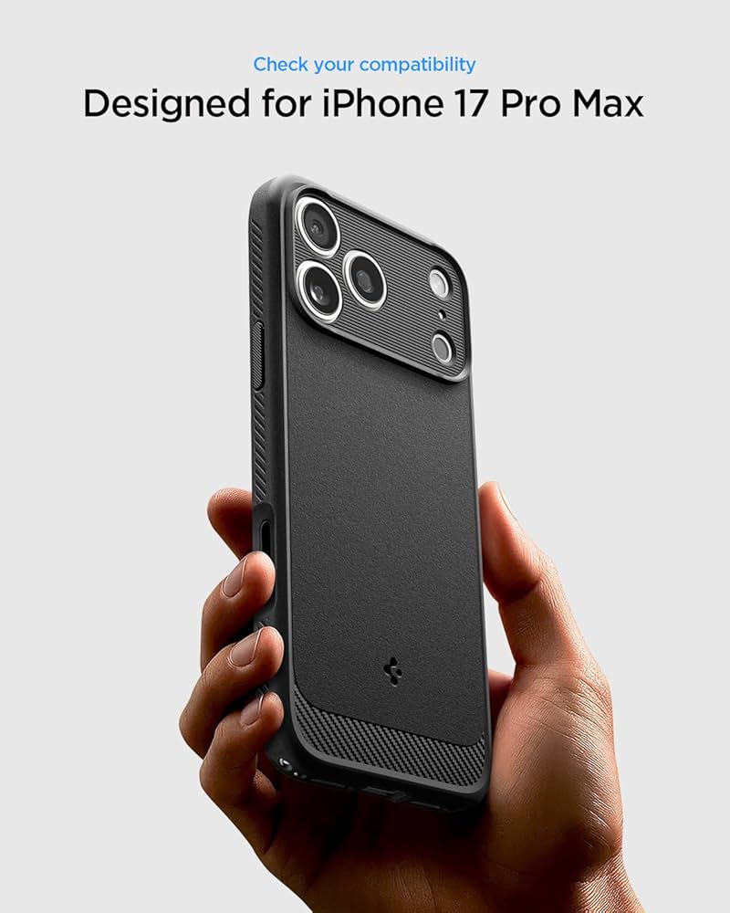 Amazon.com: Spigen for iPhone 17 Pro Max Case, Rugged Armor MagFit