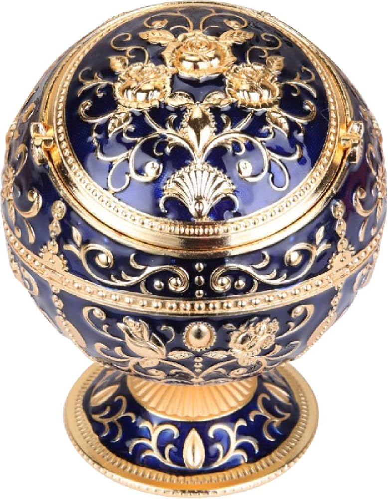 Amazon.co.jp: HAMILO 地球儀型灰皿 タバコ 吸い殻 蓋付き ヨーロッパ