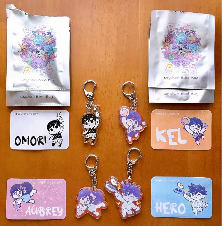 Amazon.co.jp: OMORI ボスラッシュ アクリルキーホルダー オモリ