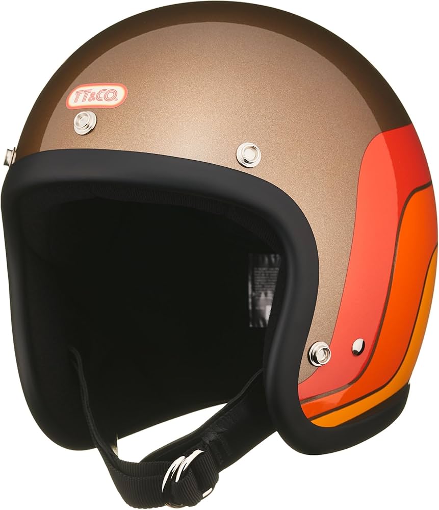 Amazon.co.jp: TT&CO.バイク ヘルメット ジェットヘルメット オープン