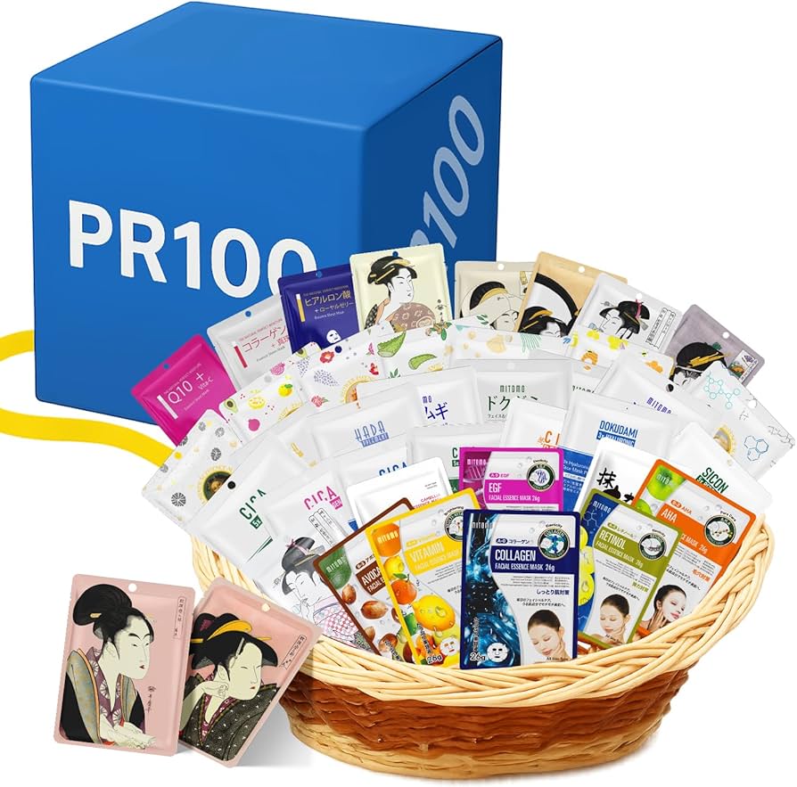 Amazon.co.jp: MITOMO 日本製 個別福袋100枚個別包装 フェイスパック