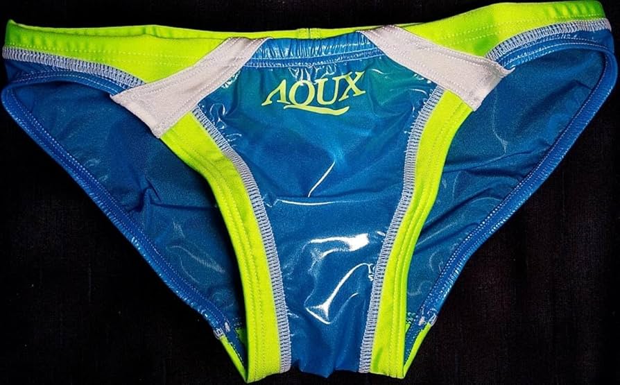 AQUX 透け競パン Sサイズ ブルー・迷彩柄 AQUX 透け競パン Sサイズ