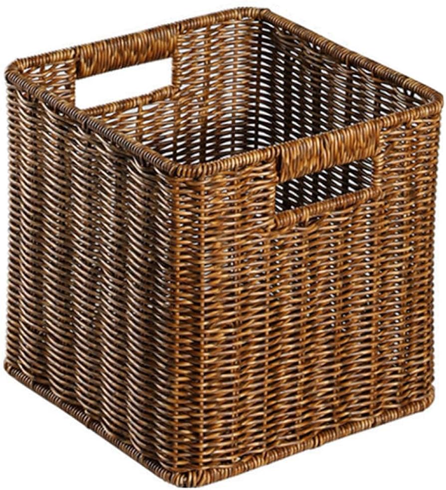 Amazon｜MJKQ9 洗えるカゴ バスケット 重ねられる カゴ 収納ボックス