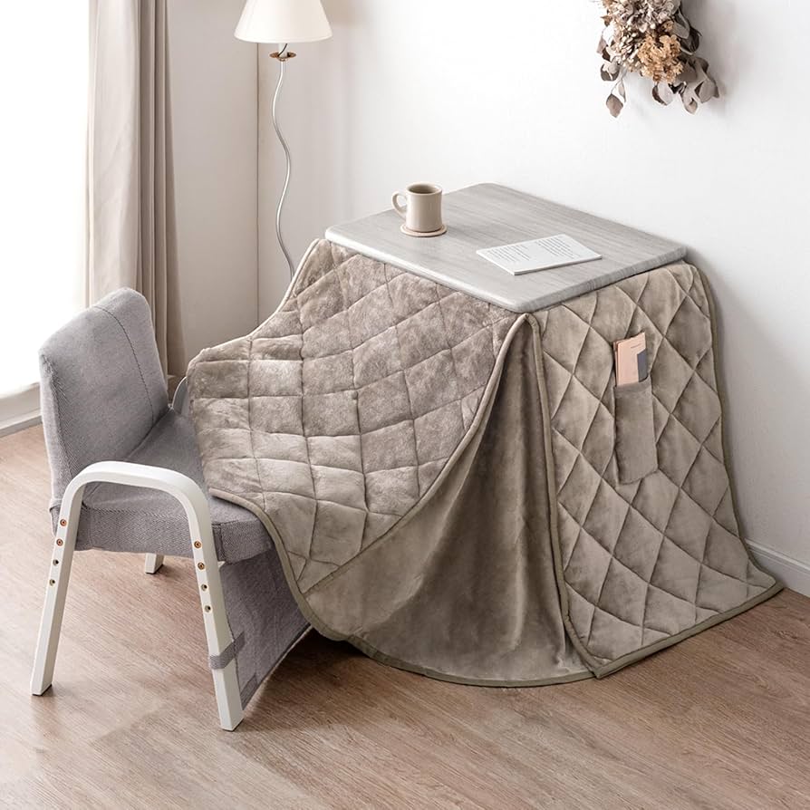 Amazon.co.jp : タンスのゲン こたつ 一人用 3点セット 幅60×50 高さ