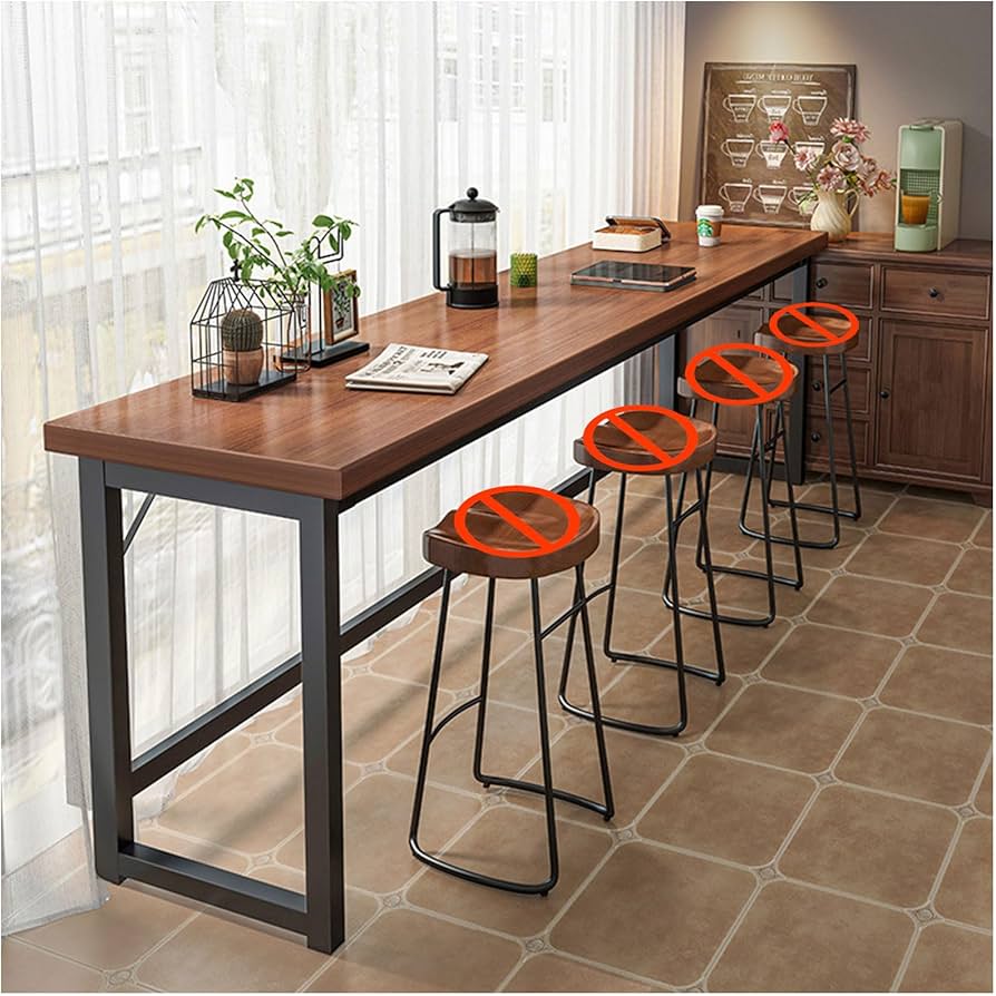 Amazon｜Dnowegas ハイカウンターテーブル 200cm カウンターテーブル