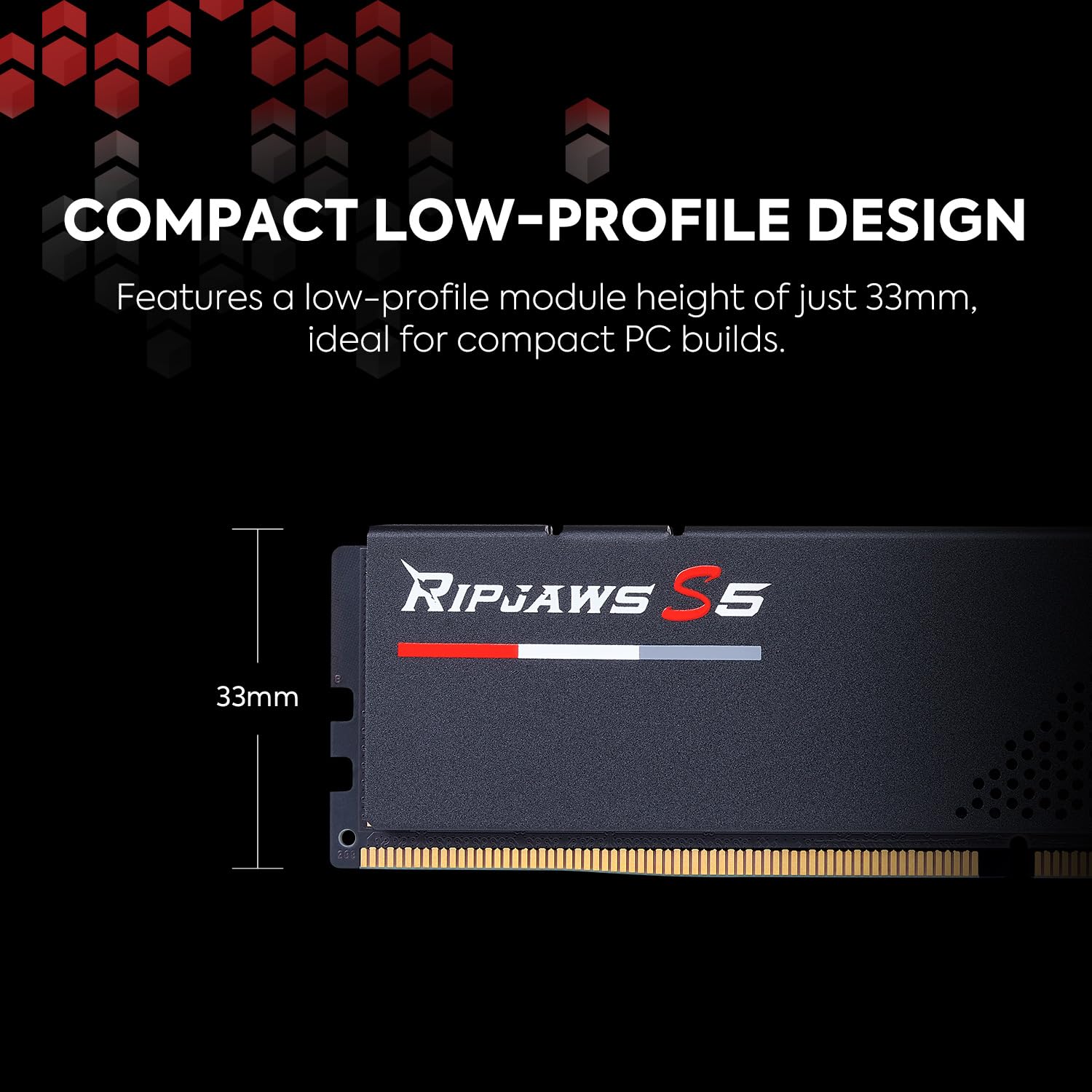 G.SKILL Ripjaws S5 Series DDR5 RAM (Intel XMP 3.0) 64GB (2x32GB