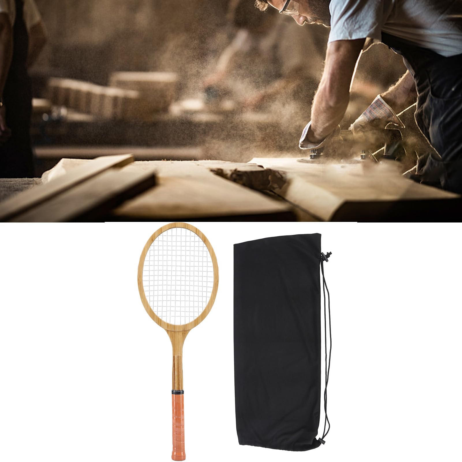 Amazon | レトロテニスラケット コレクション装飾記念ディスプレイ用