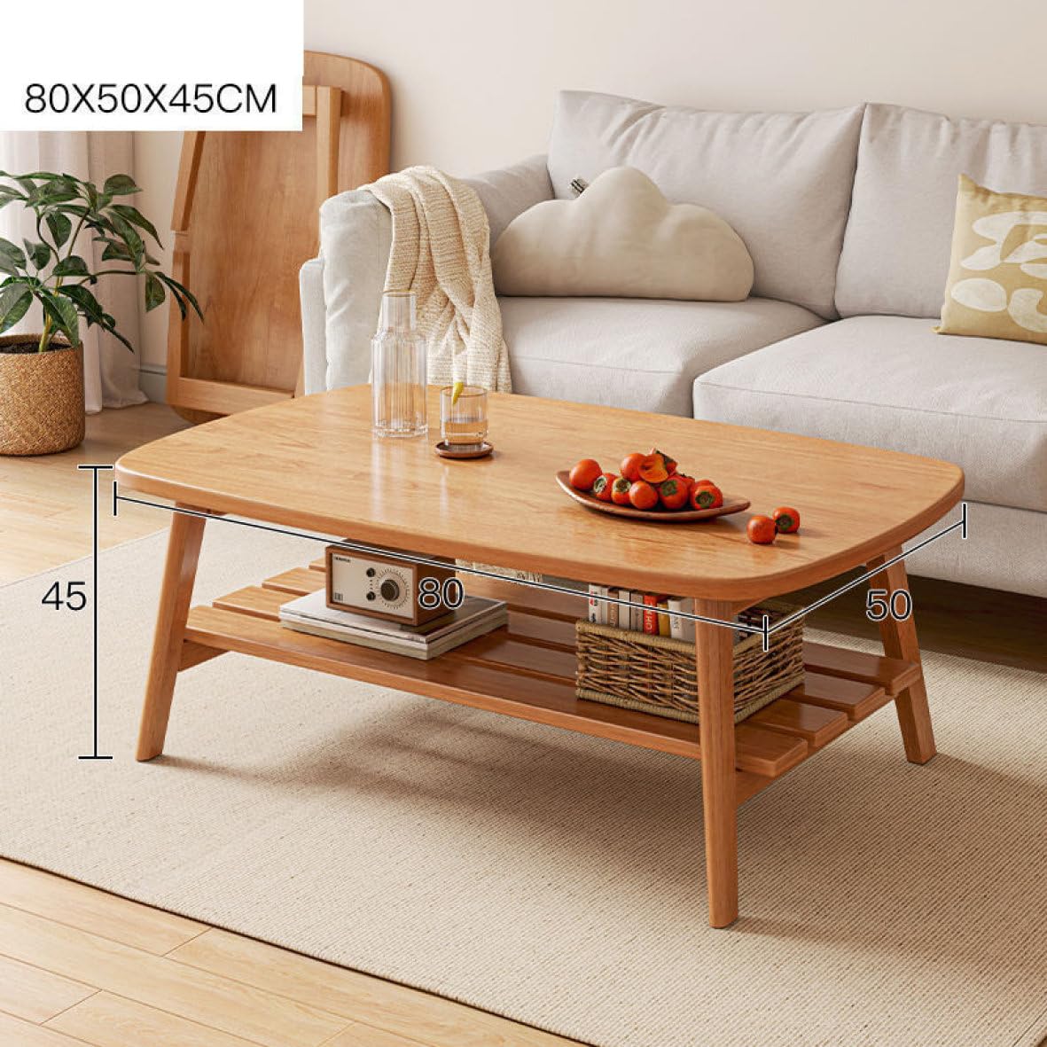 Amazon.co.jp: [dhiuebc] ローテーブル センターテーブル 木製コーヒー