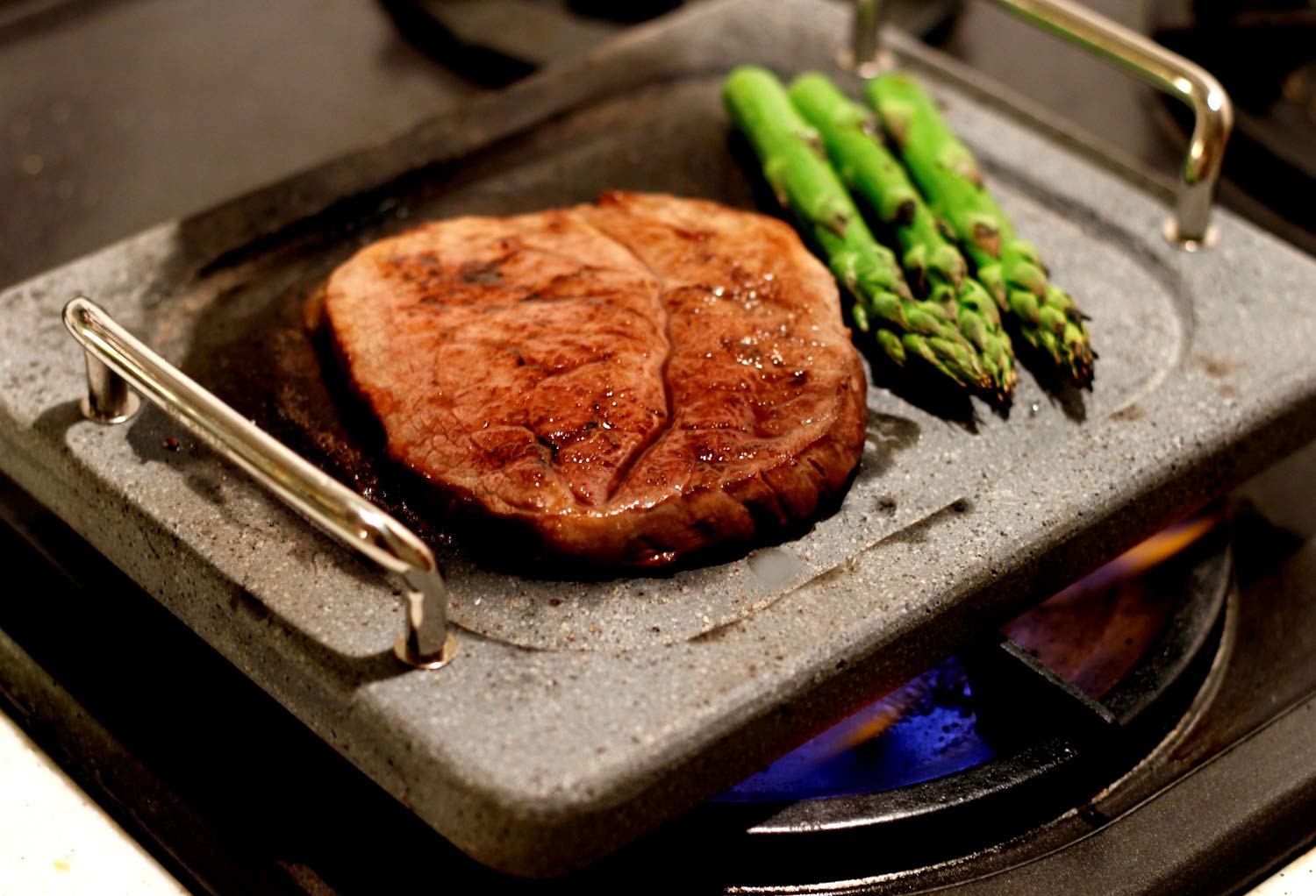 Amazon.co.jp: 池永鉄工 溶岩石プレート 日本製 ガス火専用 グレー