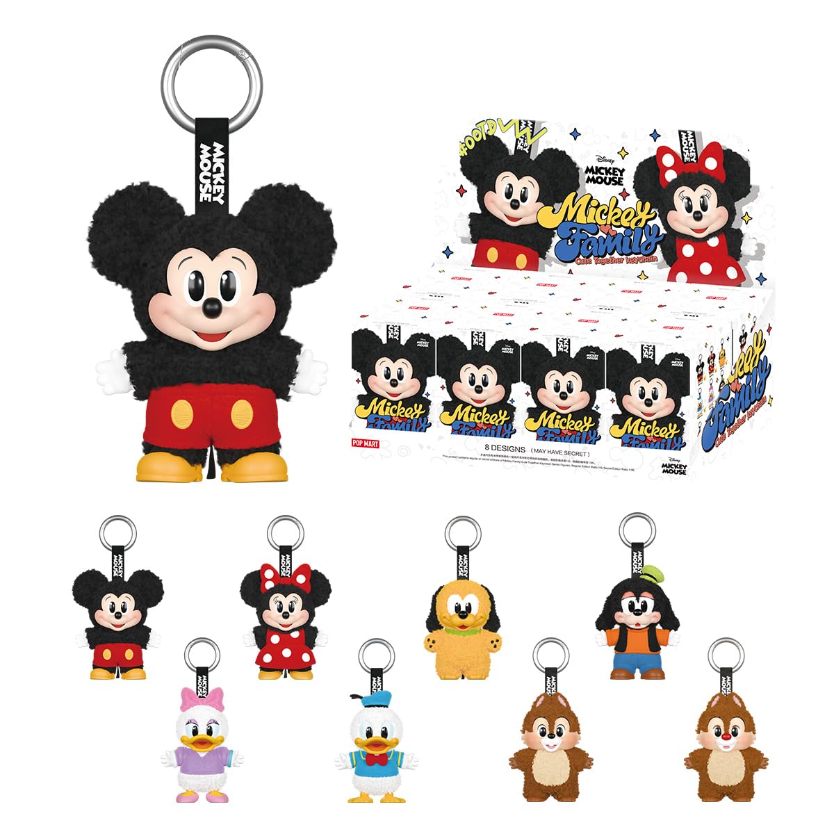 Amazon.co.jp: POP MART Disney Mickey Family Cute Together Plush