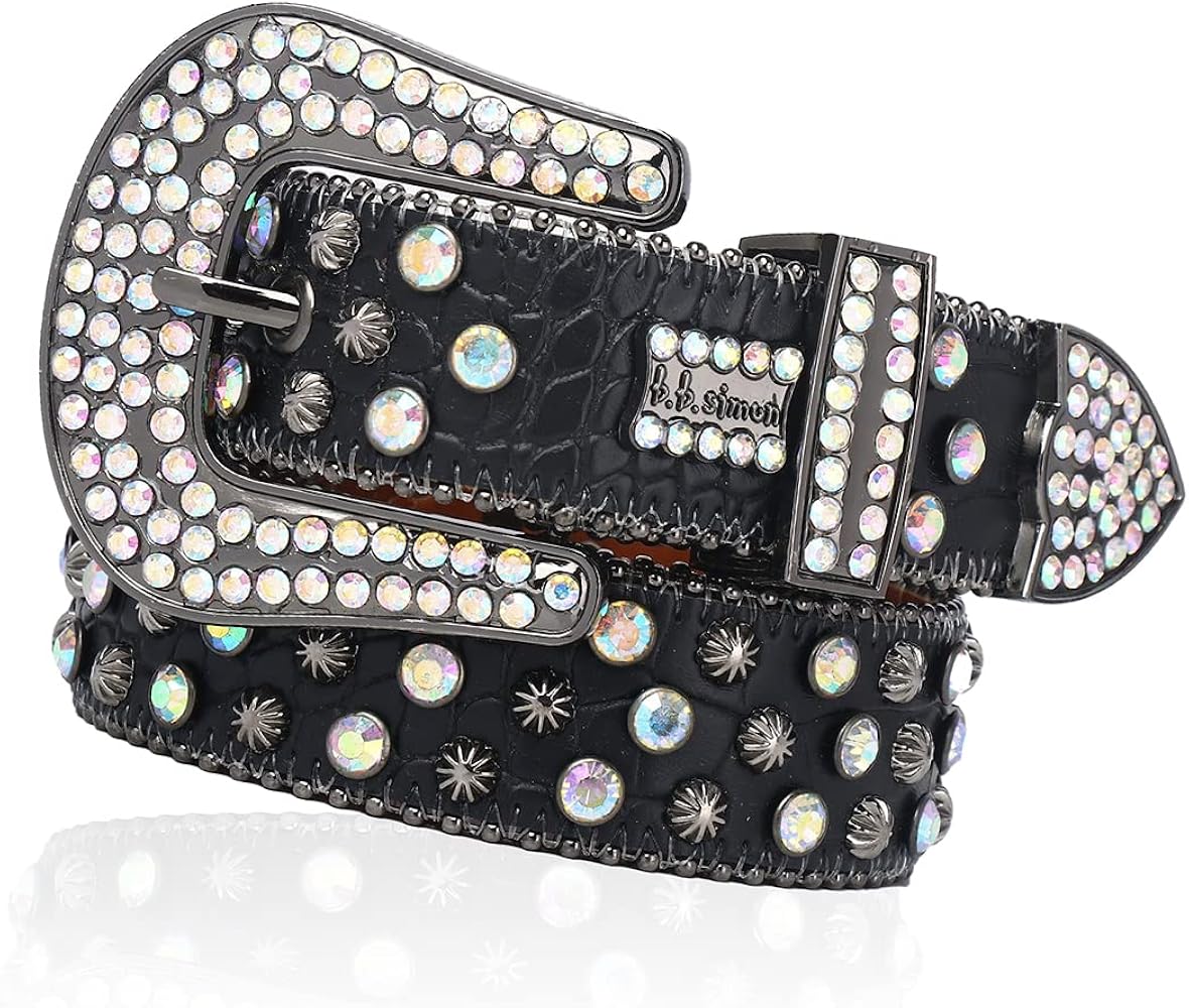 Amazon | [Rayiisuy] ベルト メンズ 太め おおきいサイズ スタッズ