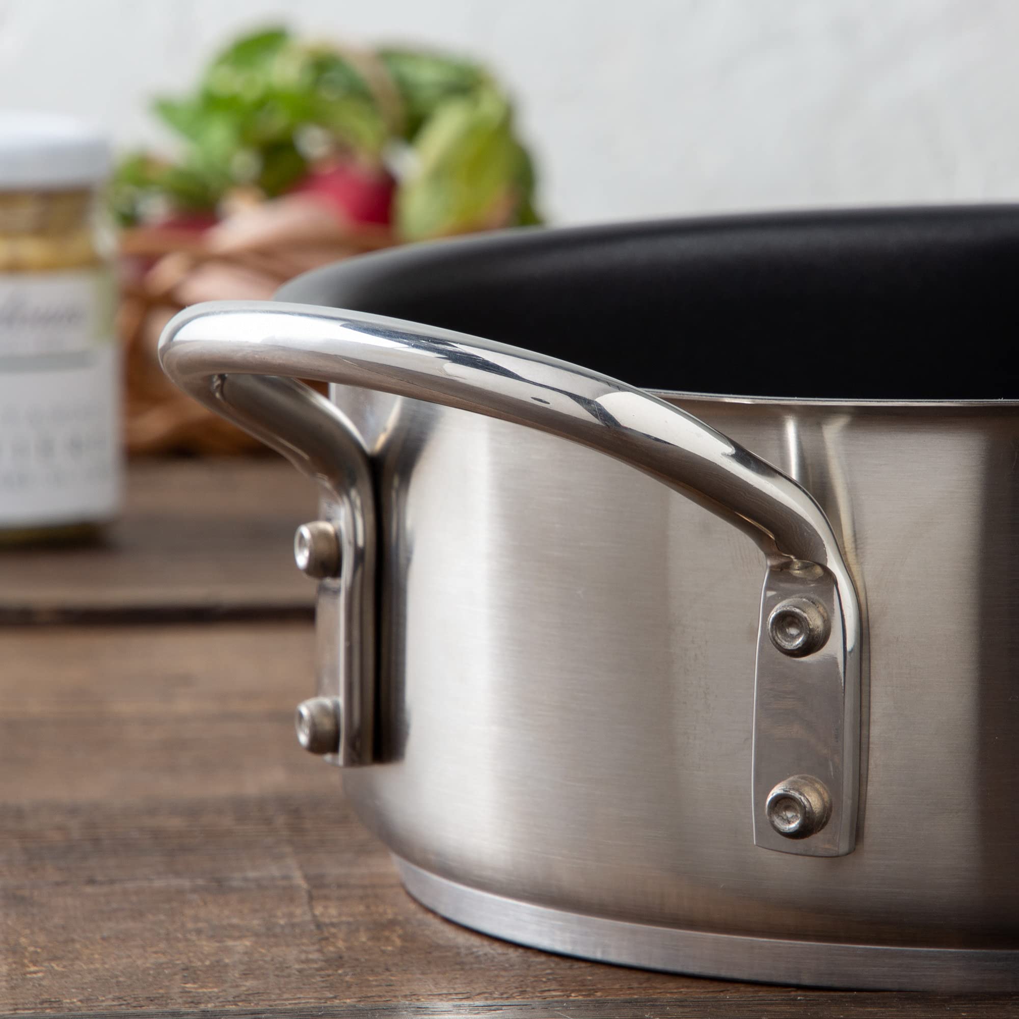 Amazon｜遠藤商事 TKG 両手鍋 外輪鍋 40cm ステンレス/内面テフロン