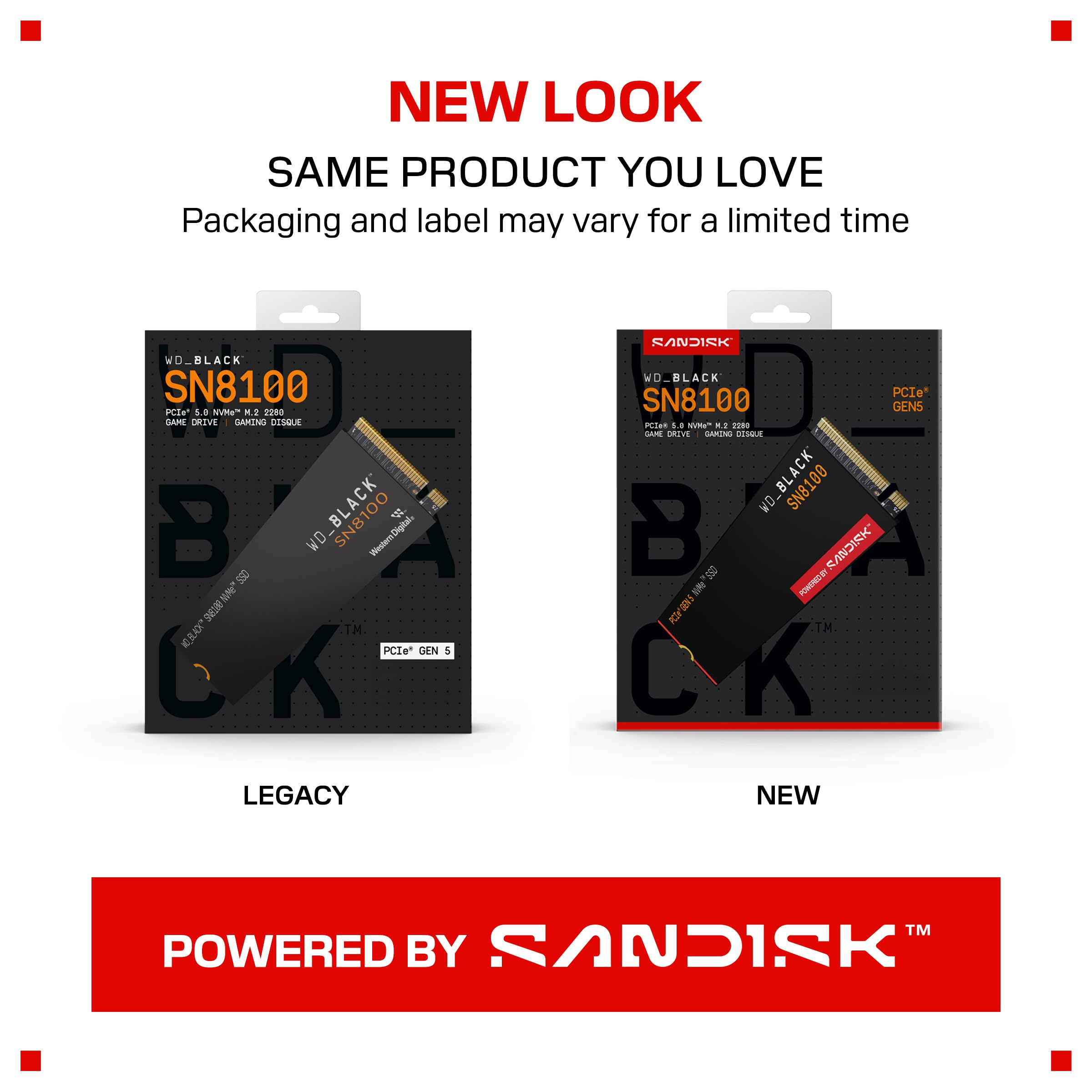 Amazon | WD_BLACK 1TB SN8100 NVMe 内蔵ゲーミングSSD ソリッド