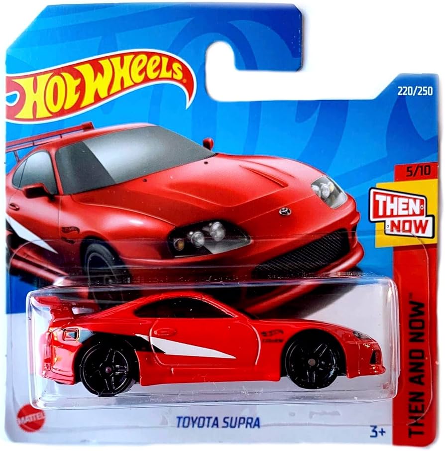 Amazon.com: Hot Wheels 2022 - Toyota Supra - Red - Then and Now