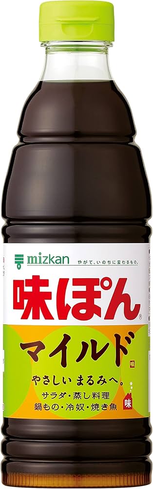 Amazon.co.jp: ミツカン Mizkan 味ぽんMILD 600ml ×3本 : 食品・飲料・お酒