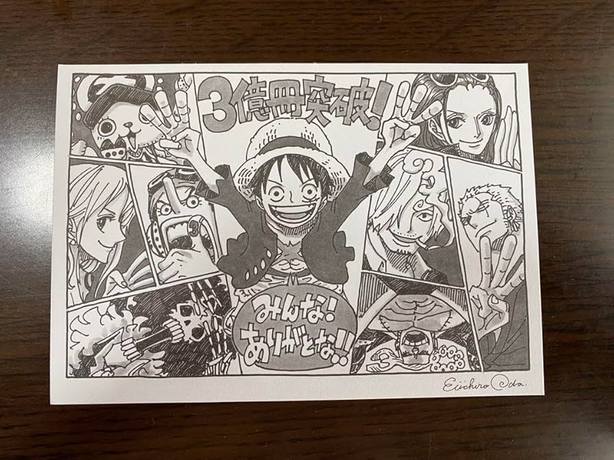 Amazon.co.jp: ワンピ ース 読者が選んだ名シーン10選ミニ複製原画