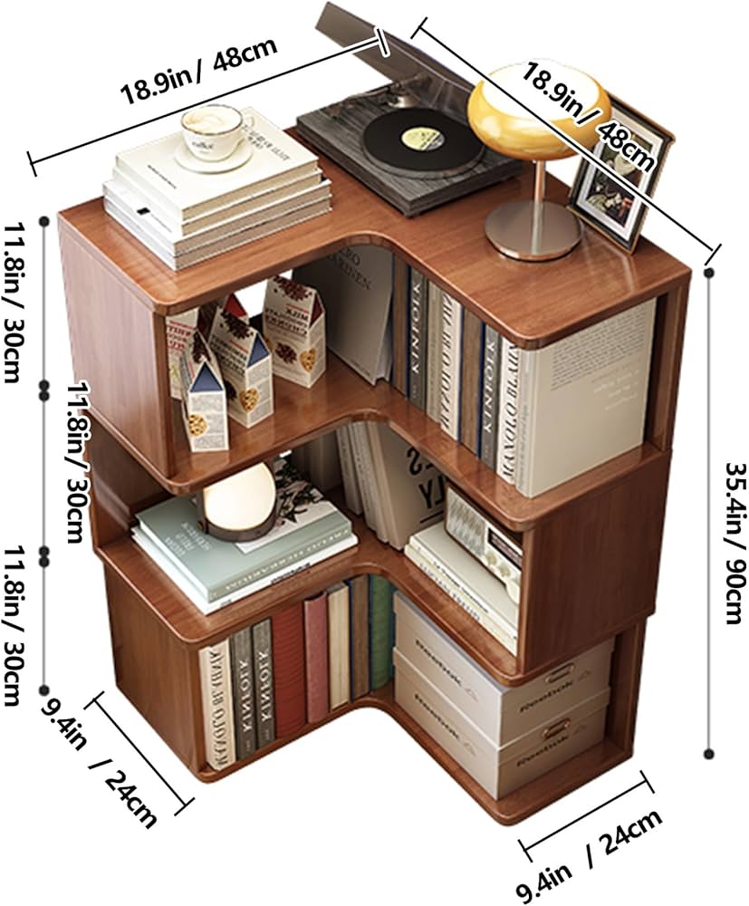 Amazon｜Esspoxi 複数のカラーオプションを備えたディスプレイ棚