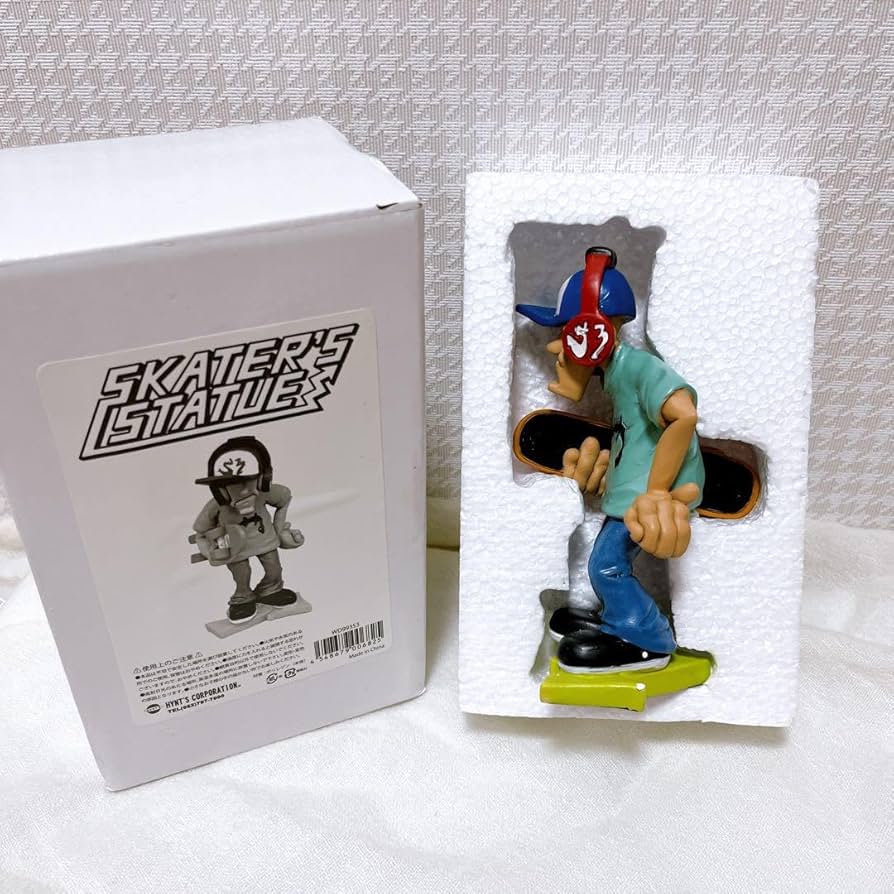 Amazon | ☆スケーターズスタチュー スケボー フィギュアskater's